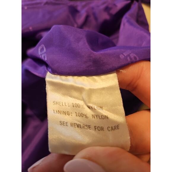 Ossi Skiwear Vintage Men’s XL Ski Jacket Neon Purple Pink + Green - Picture 6 of 8